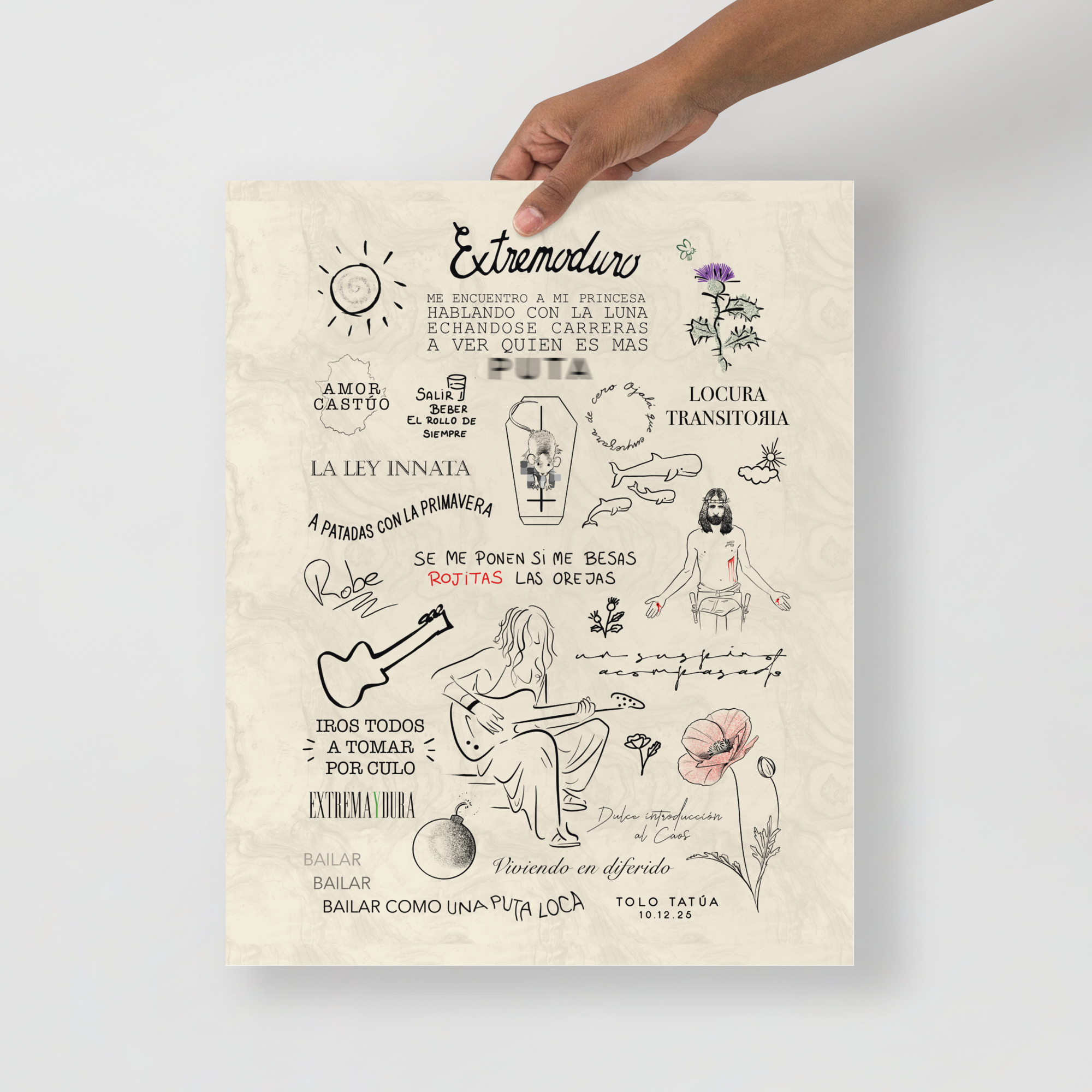 Poster Robe Iniesta / Extremoduro - Imagen 2